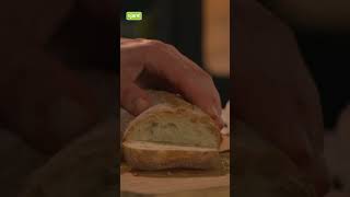 BRUSCHETTA MELANZANA 🍆 🤌 streetfood njamtv shorts [upl. by Alisander]