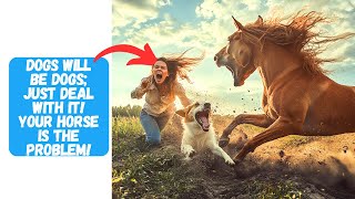 Karen Lets Her Dog Attack a Horse Even After Rider is Thrown Blames the Victim amp Gets Reported [upl. by Ayifas395]