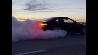 695WHP BMW 335I 4TH GEAR BURNOUT [upl. by Lusa]