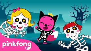 💀The Skeleton Party 🎃Halloween Is Almost Here  Halloween Story Time  Pinkfong Stories for Children [upl. by Ahsonek]