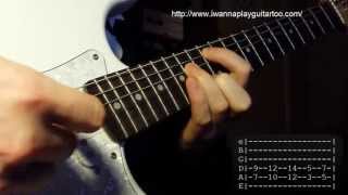 How to play Stickin In My Eye by NOFX  Tutorial tab guitar lesson [upl. by Teodorico]