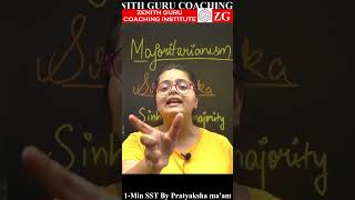 What is majoritarianism II Majoritarianism in Sri Lanka II Power Sharing viral ytshorts [upl. by Annoik]