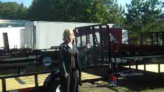 Landscaping Trailer  Anderson 6x10 Trailer [upl. by Haleelahk]