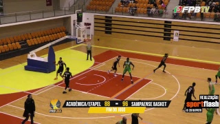 Proliga  AcadémicaEfapel  Sampaense Basket [upl. by Inasah]