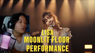 REACTING TO LISA  MOONLIT FLOOR Official Performance Video [upl. by Williamson]