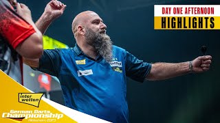 NINEDARTER  Day One Afternoon Highlights  2023 German Darts Championship [upl. by Dami]