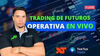 TRADING EN VIVO Y EN DIRECTO quotmercado de futurosquot la MEJOR estrategia Scalping 07022024 📊🚀 [upl. by Ahsaenat]