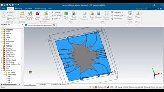 ReducedSidelobe Multibeam Array Antenna Based on SIW Rotman Lens CST HFSS [upl. by Gad]