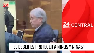 Caso Macaya quotEl deber es proteger a niños niñas y adolescentesquot  24 Horas TVN Chile [upl. by Neelyam]