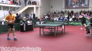 Ma Lin Vs Viacheslav Burov Russian Premier League 20122013 [upl. by Yellehs]