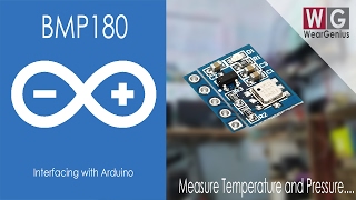 BMP180 I2C TempPressure sensor Interfacing in details  Arduino [upl. by Conover]