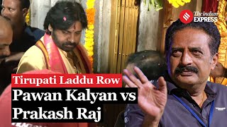 Tirupati Laddu Row Pawan Kalyan Undertakes Atonement Fast Prakash Raj Hits Back [upl. by Aseiram]