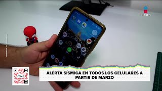 Alerta Sísmica en celulares  Qué Chulada [upl. by Ytsirt]