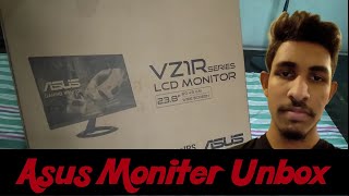 Asus 24quot VZ249HEG1R IPS FRAMELESS 75Hz Freezync 1080P Moniter  Unboxing [upl. by Ordnajela767]