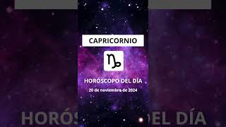 CAPRICORNIO🔮 Horóscopo del día ✨ 20 de Noviembre de 2024 ✨ horoscopohoy horóscopohoy capricornio [upl. by Enos204]