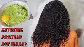 Extreme Deep Conditioning Protein Treatment for Rapid Hair Growth and Damaged Hair  Natural Hair [upl. by Atter]