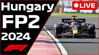 🔴F1 LIVE  Hungary GP FP2  Commentary  Live Timing [upl. by Cazzie282]