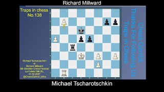 Michael Tscharotschkin vs Richard Millward Traps in chess 138 [upl. by Strephonn254]