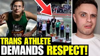 Trans Athlete OUTRAGED After Girls REFUSE To Accept Him Winning Calls Out Crowd For BOOING… [upl. by Mick878]