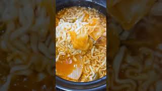 overaged Kimchi is best w spicy Ramen koreanfood koreannoodles spicynoodles asmrsounds shorts [upl. by Sito]