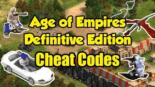 AoE Definitive Edition  Cheat Codes [upl. by Mecke295]