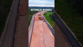 Trivandrum Attingal bypass work progress nh66 kerala rds india [upl. by Anitsugua904]