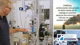 CARBOaq procédé continu écoresponsable pour pour capter et précipiter du CO2 en sels de carbonates [upl. by Adnicul922]