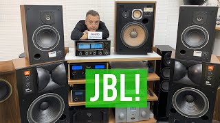 JBL 4425 vs JBL 4301 vs JBL L65 Jubal  McIntosh MC2255 [upl. by Enelrae13]