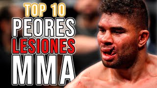 4 Las 10 lesiones mas impactantes de MMA [upl. by Fennessy]