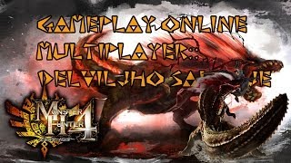 Monster Hunter 4  DEVILJHO SALVAJE  Online Multiplayer Gameplay MH4  Sōchūkon Insect Staff [upl. by Larson]