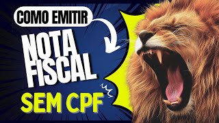 CPF NA NOTA FISCAL É obrigatório tem como emitir sem CPF O cliente não me pede o que fazer [upl. by Gerta383]