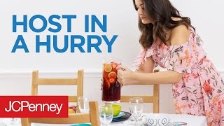 How to Host Brunch in a Hurry Brunch Ideas and Tips  JCPenney [upl. by Xet461]