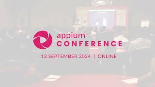 Appium Conf 2024  online 13 September [upl. by Edmunda]