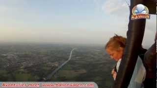 A3 Ballonvaart vanuit Markelo over het twentekanaal naar Neede Gelderland [upl. by Alket]