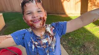 Caleb PLAYS with ICE CREAM Funny Play Time Adventure with Aubrey [upl. by Norvan431]