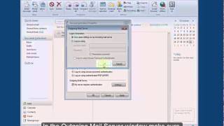 Windows Live Mail 2011 Configure existing POP3 account [upl. by Krys]