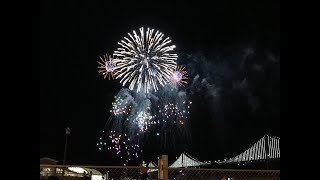 New Year eve Fireworks San Francisco 2019 California [upl. by Enyawud]