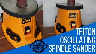 Triton Oscillating Spindle Sander Setup and Usage [upl. by Lincoln361]