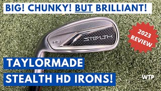 NEW TAYLORMADE STEALTH 2 HD IRONS REVIEW 2023 [upl. by Ariada]