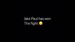 He won😡😡😡jakepaul miketyson boxing gaming rigged [upl. by Erdei]