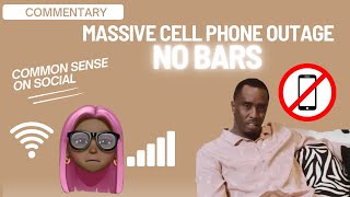 Massive Cell Phone Outage Verizon and ATampT Is this connected P Diddy indictment or cyberattack [upl. by Omsoc]