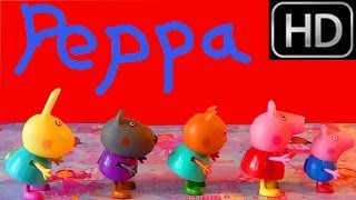 Peppa Pig BEST FRIENDS George Pig Rebecca Rabbit Suzy Sheep Candy Cat Danny Do Pedro Pony [upl. by Aruat538]