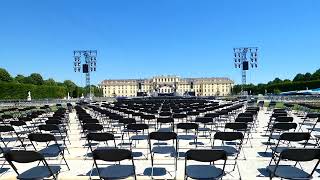 Heute Sommernachtskonzert Wiener Philharmoniker Schloss Schönbrunn Sommer Nacht Konzert Wien Vienna [upl. by Leonid235]