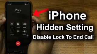 iOS 16 How to Disable End Call with Lock Button on iPhone  Apple info [upl. by Matteo540]