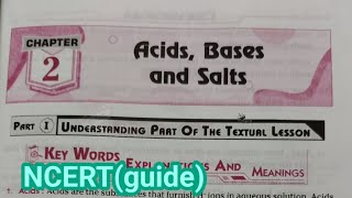 10th class chemistry 2nd lesson Acids bases and salts question ampanswers guide NCERT syllabus [upl. by Hsirt870]