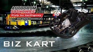 BIZ KART  Gokart dwusilnikowy AUTODROM  Sosnowiec [upl. by Aynnat]