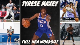 Tyrese Maxey FULL NBA WORKOUTTRAINING  Awakening Of The New NBA Superstar NBA [upl. by Ssenav]