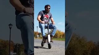 Real Men Ride Tiny Electric Motorcycles [upl. by Aicek]