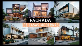 LAS 20 MEJORES FACHADAS DE CASAS MODERNAS  FACHADA BONITA [upl. by Lester449]