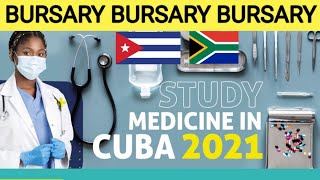 2022 STUDY MEDICINE IN CUBA BURSARY  HOW TO APPLY TO STUDY MEDICINE IN CUBA AS A SOUTH AFRICAN [upl. by Maccarthy]